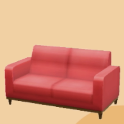 シンプルなソファ画像