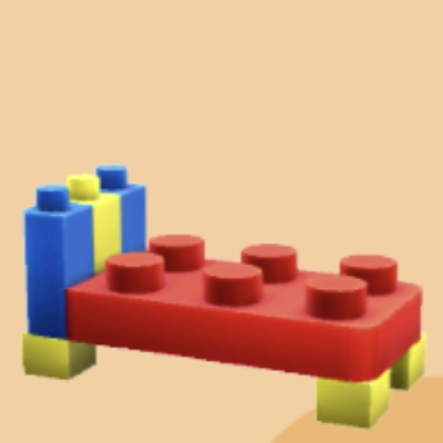 ブロックベッド画像