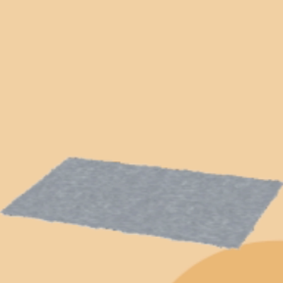 しかくいラグL画像