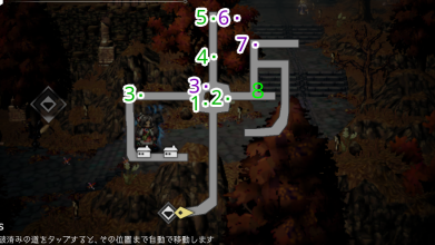 フレイムチャーチ -大聖堂前- フィールドコマンド