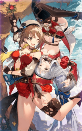 二人は前向き！の画像