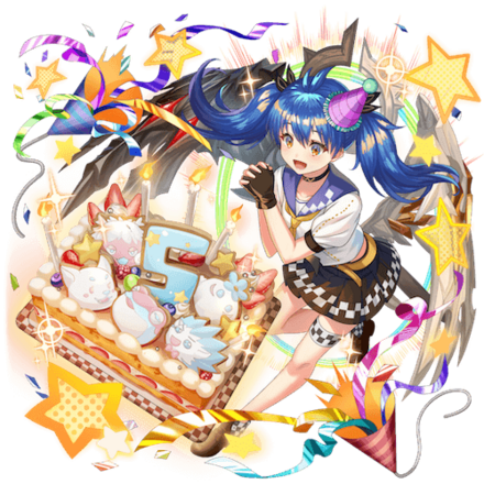 オセロニアの就任5周年・ルルカの画像