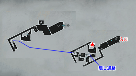 月影のメイス宝箱マップ画像