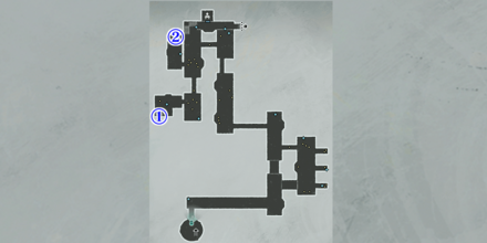 クリアンテ城の朽ちた水路の宝箱マップ