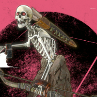 奴隷スケレト・弓画像