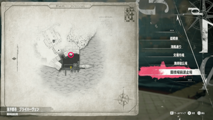 嘆きの墓の関連クエスト受注マップ