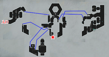 闇祓いのローブ宝箱マップ画像