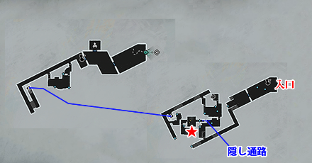 しろがねの騎士剣宝箱マップ画像