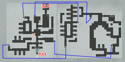 嘆きの墓スイッチの場所