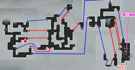 玻璃の棍宝箱マップ画像