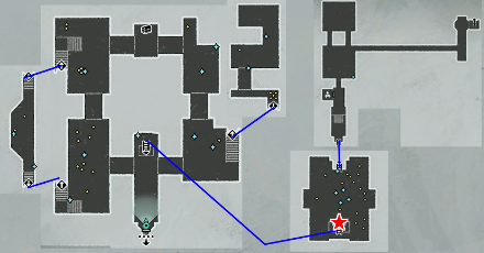 獣退治のクレイモア宝箱マップ画像