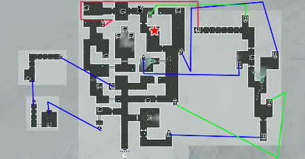 丁稚の算盤宝箱マップ画像