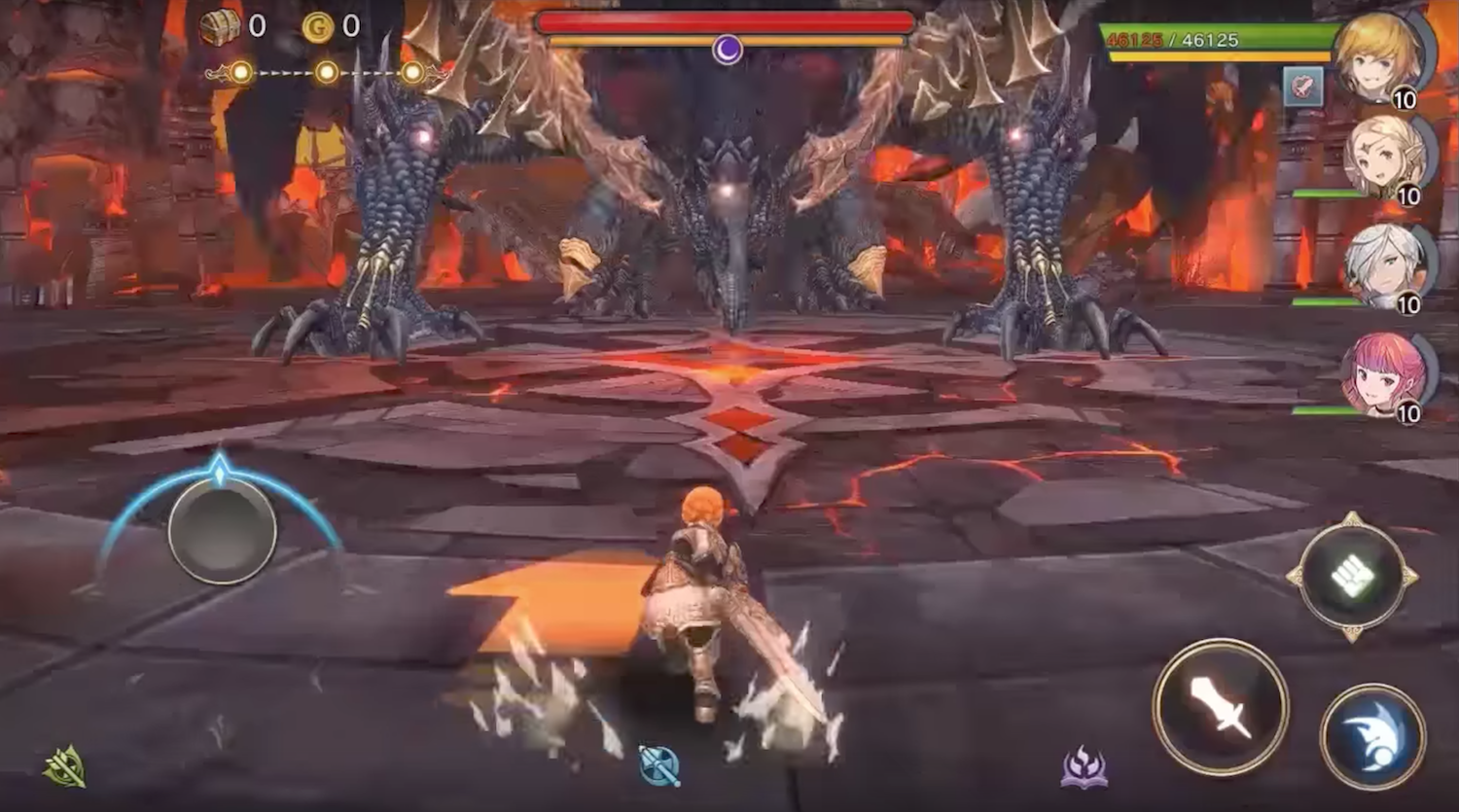 セレサガ バトル画面