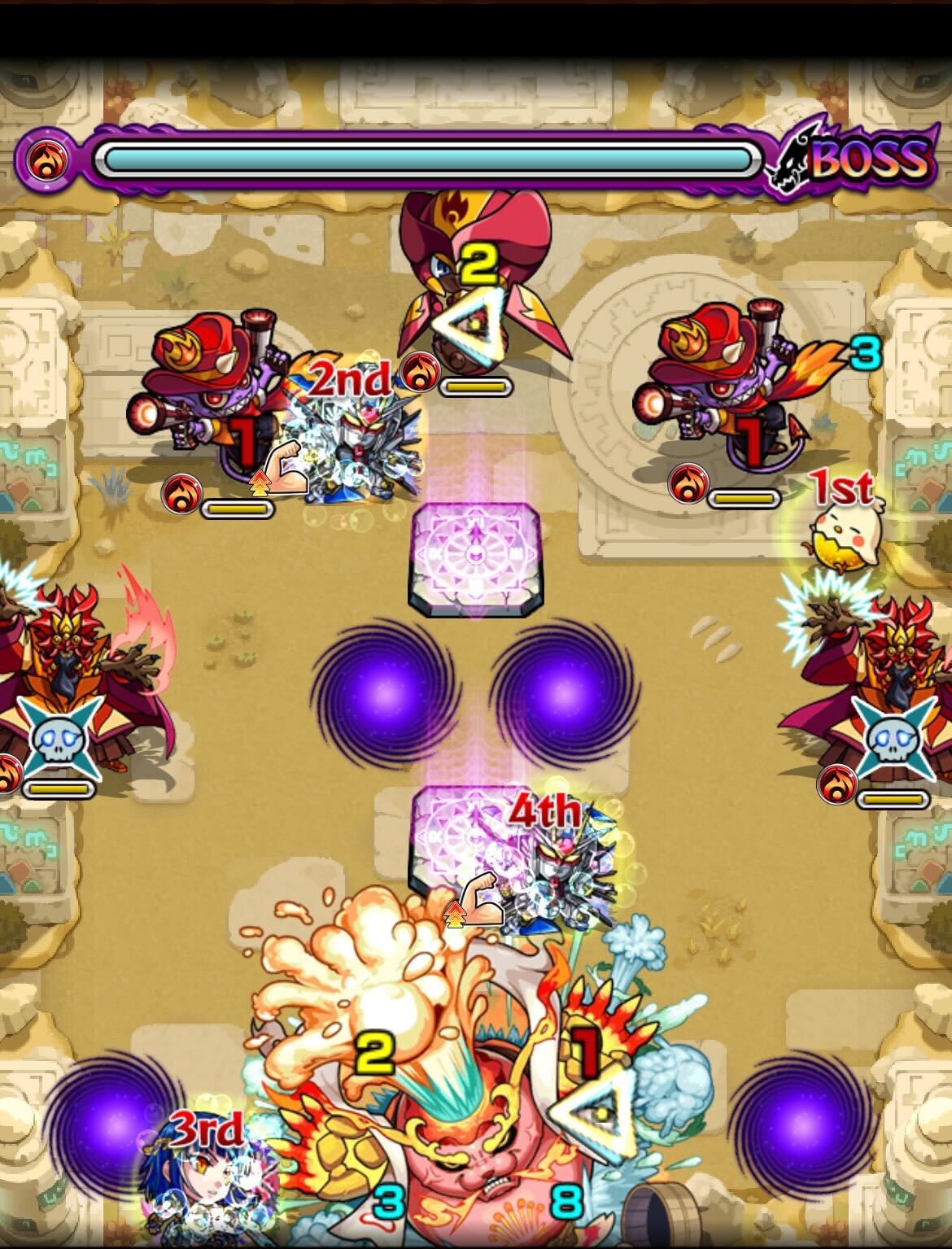 未開の砂宮1ボス1