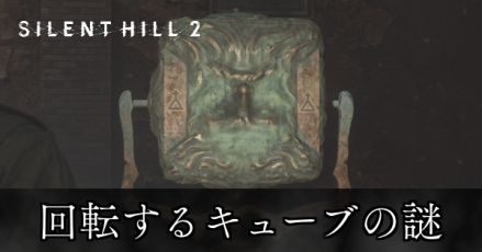 回転するキューブ