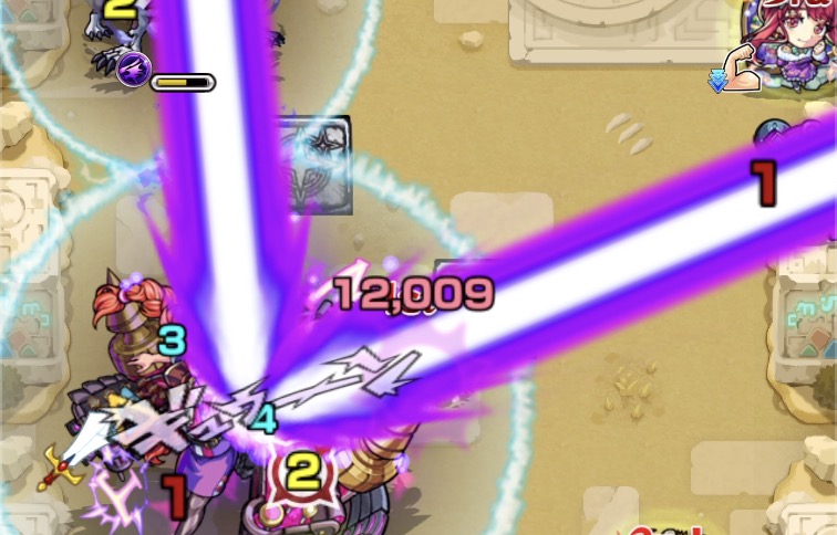 ウィンド対策しない場合はボスのレーザーに注意