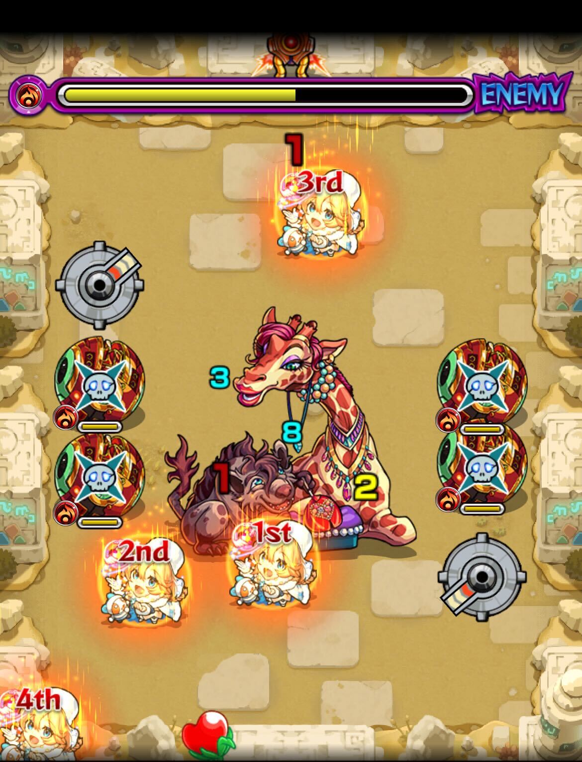 未開の砂宮6ステ3クロスドクロ呼び出し後