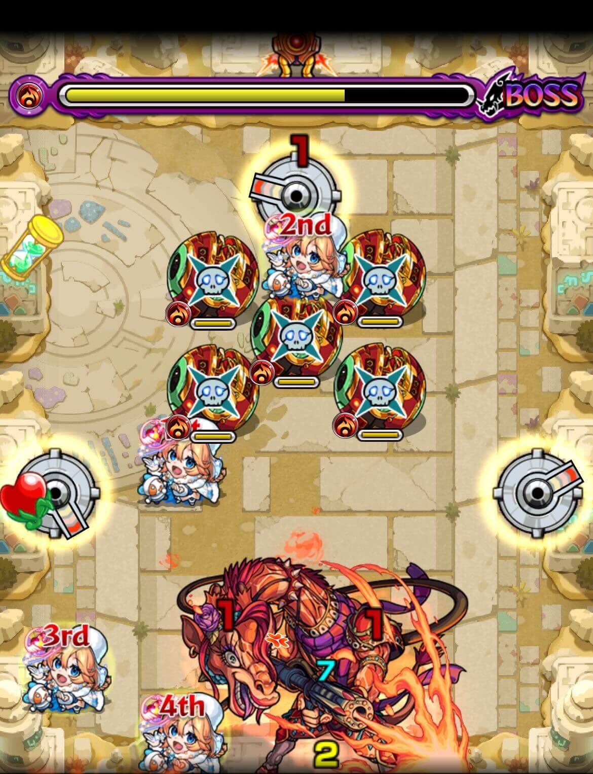 未開の砂宮6ボス3クロスドクロ処理後