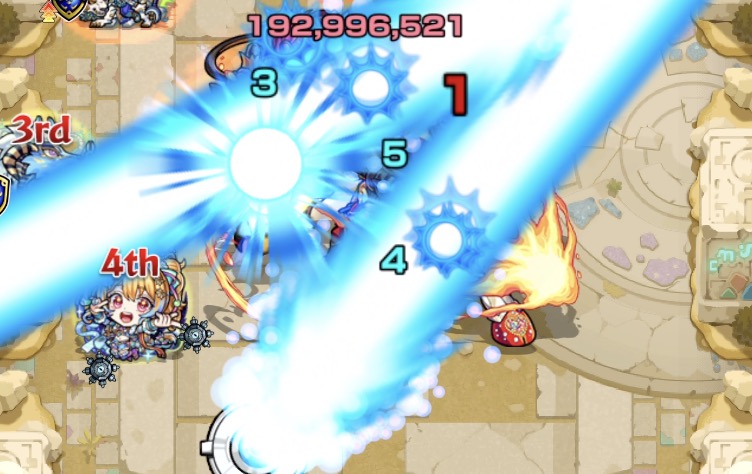 基本的に回転式レーザーベースを使って攻撃していく