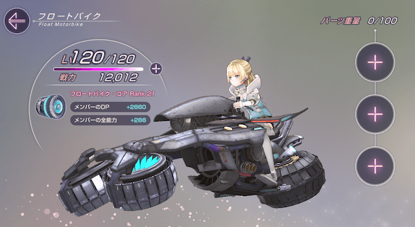 フロートバイクを最優先で強化