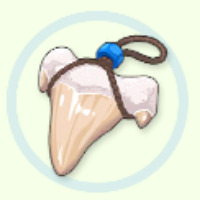 サメの歯のお守りの画像