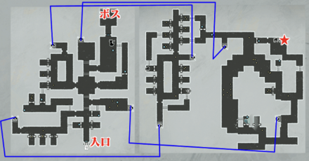 鉄拳・骨砕き宝箱マップ画像