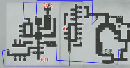 暗殺刀・血桜宝箱マップ画像