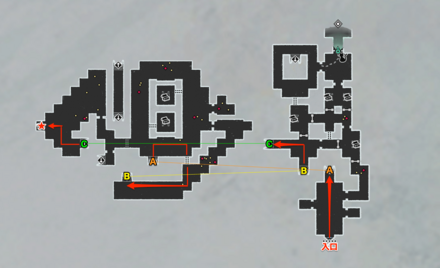 儀礼の地のマップ