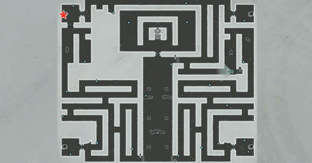 万年亀の脛当宝箱マップ画像