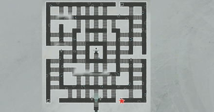 癒しの祈棍宝箱マップ画像