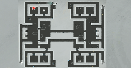 ホワイトメイル宝箱マップ画像