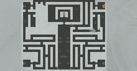 脱兎の脛当宝箱マップ画像