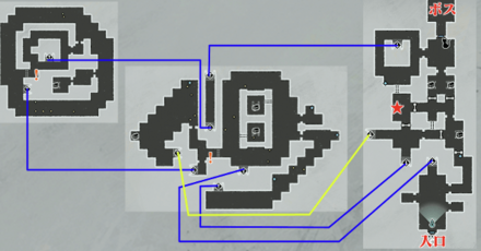 清浄の白兜宝箱マップ画像