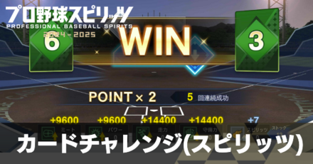 カードチャレンジ(スピリッツ)
