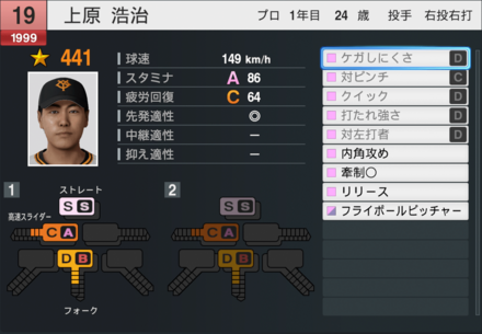 上原浩治の能力