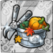 銀のカボチャ収穫セット