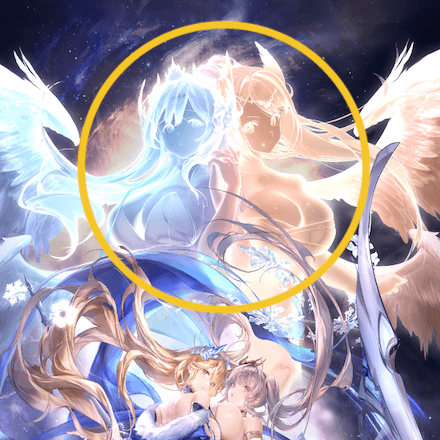 少女廻戦の輝きの双子女神のタップする場所