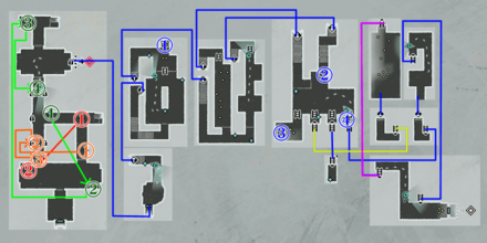 モンタリオの宝箱マップ