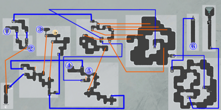 ウルカノ山の宝箱マップ