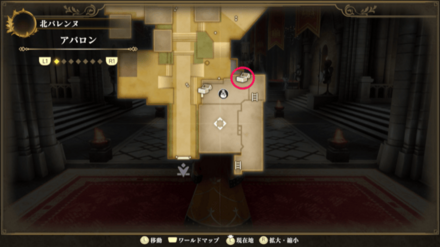 アバロンのマップ