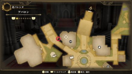 アバロンのマップ