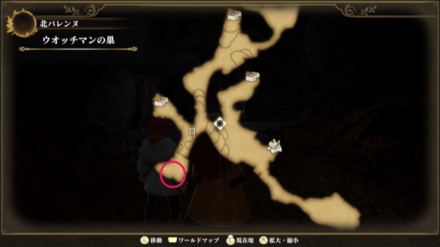 ウォッチマンの巣のマップ