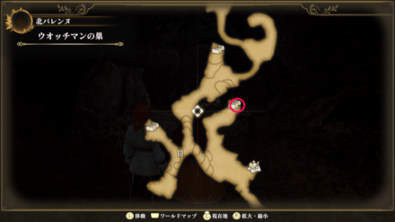 ウォッチマンの巣のマップ