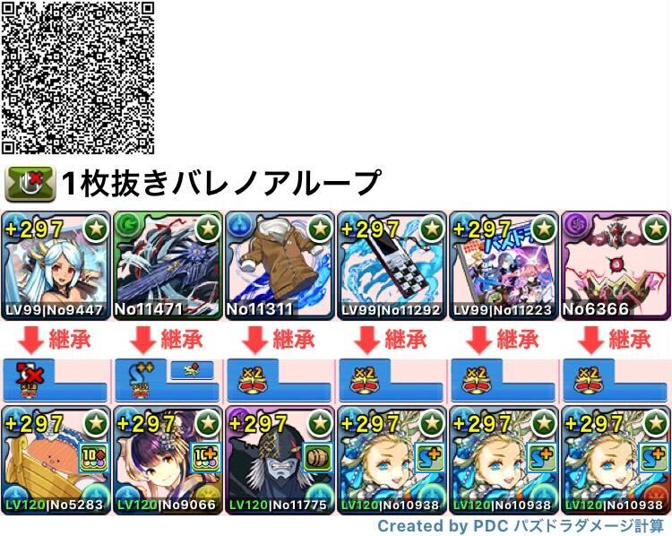 1枚抜きバレノアループ