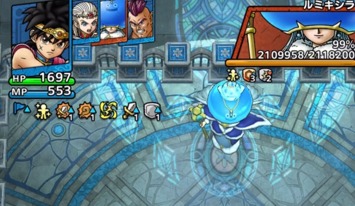 1ターン目でデイン耐性ダウンを2段階入れる