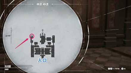 鬼封じの小手宝箱マップ画像