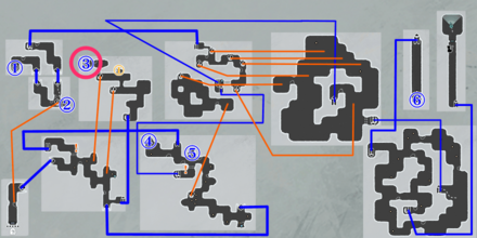 ウルカノ山の宝箱マップ