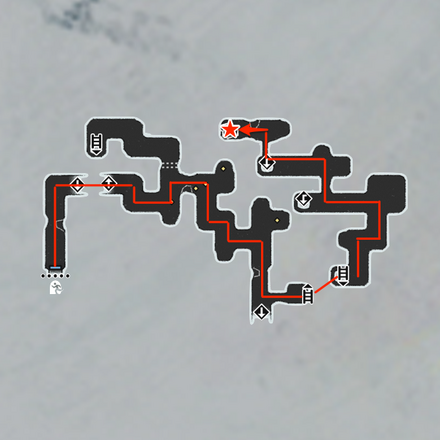 ウルカノ山のマップ