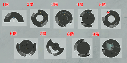 戦乙女の小手宝箱マップ画像