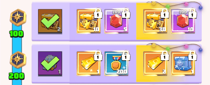 英雄かけら&専用武装選択宝箱や育成アイテムなどが手に入る